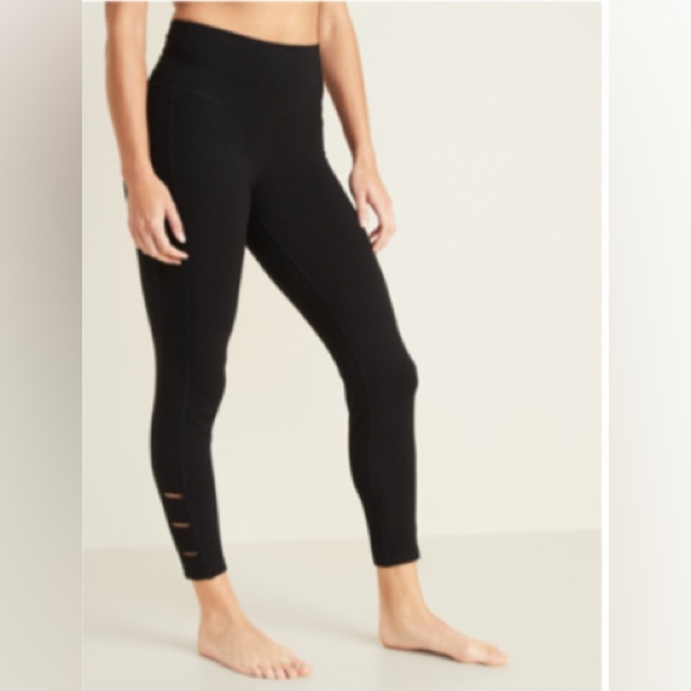 High-Waisted Balance Ladder 7/8-Length Leggings